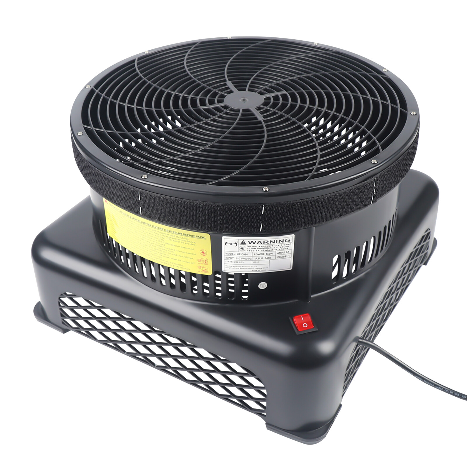 HDF-950 950W 17.7″ Air Blower for Inflatable Wind Dancer Tube Man 110V