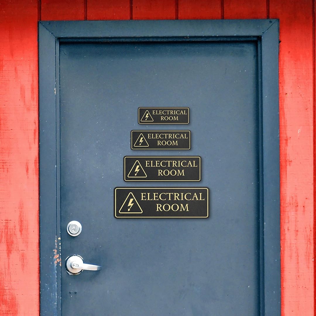 Standard Plus Electrical Room Wall or Door Sign | Workplace Safety Signage