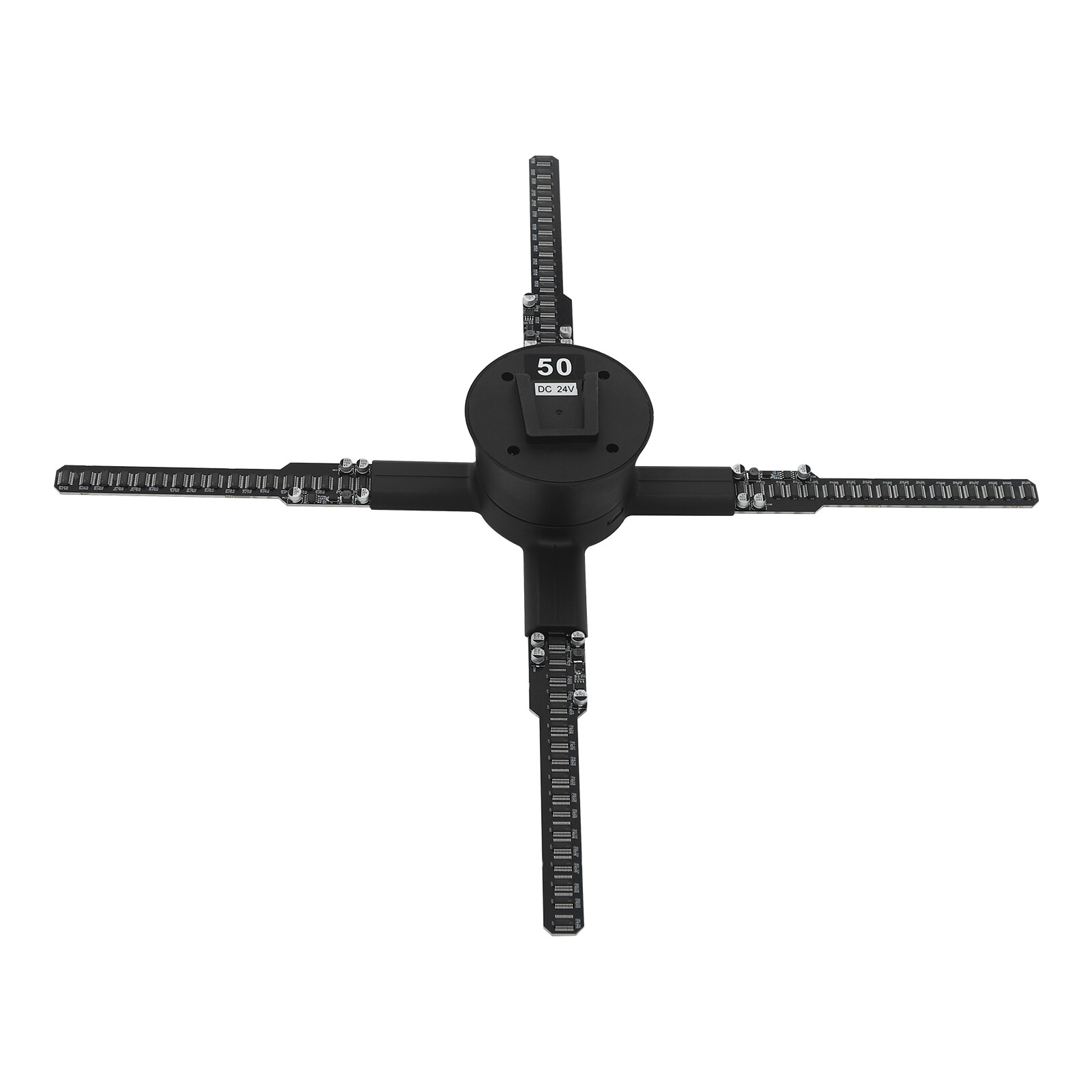 LED Hologram Fan Hologram Fan Projector with Remote 3D Hologram Display Fan USA