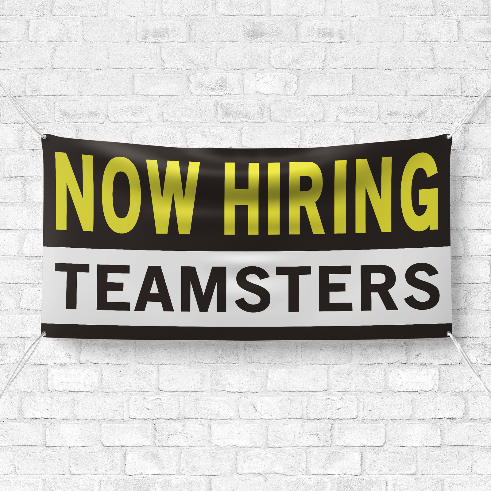Now Hiring Teamsters 13 oz Heavy Duty Vinyl Banner Truck Driver CDL Drivers Sign