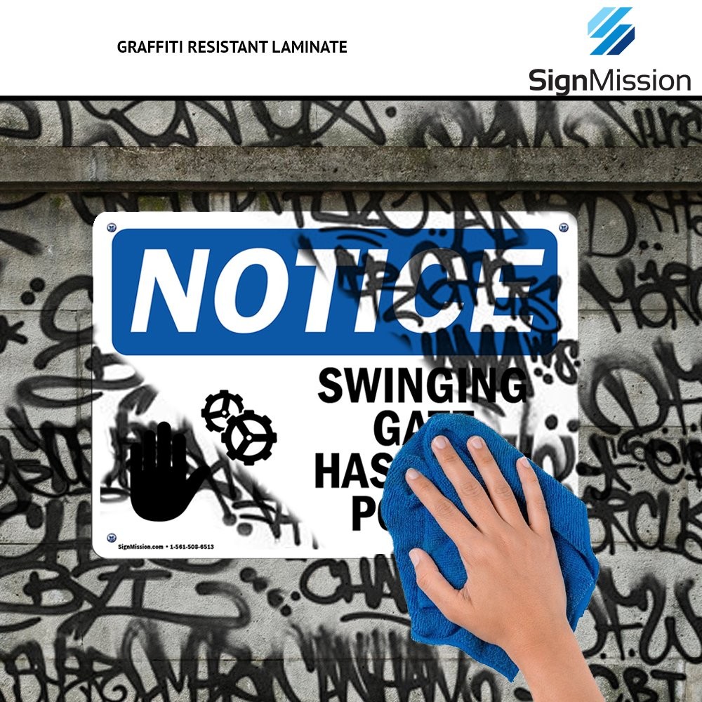 Signmission Osha – Reduce The Risk Of Plastic Your