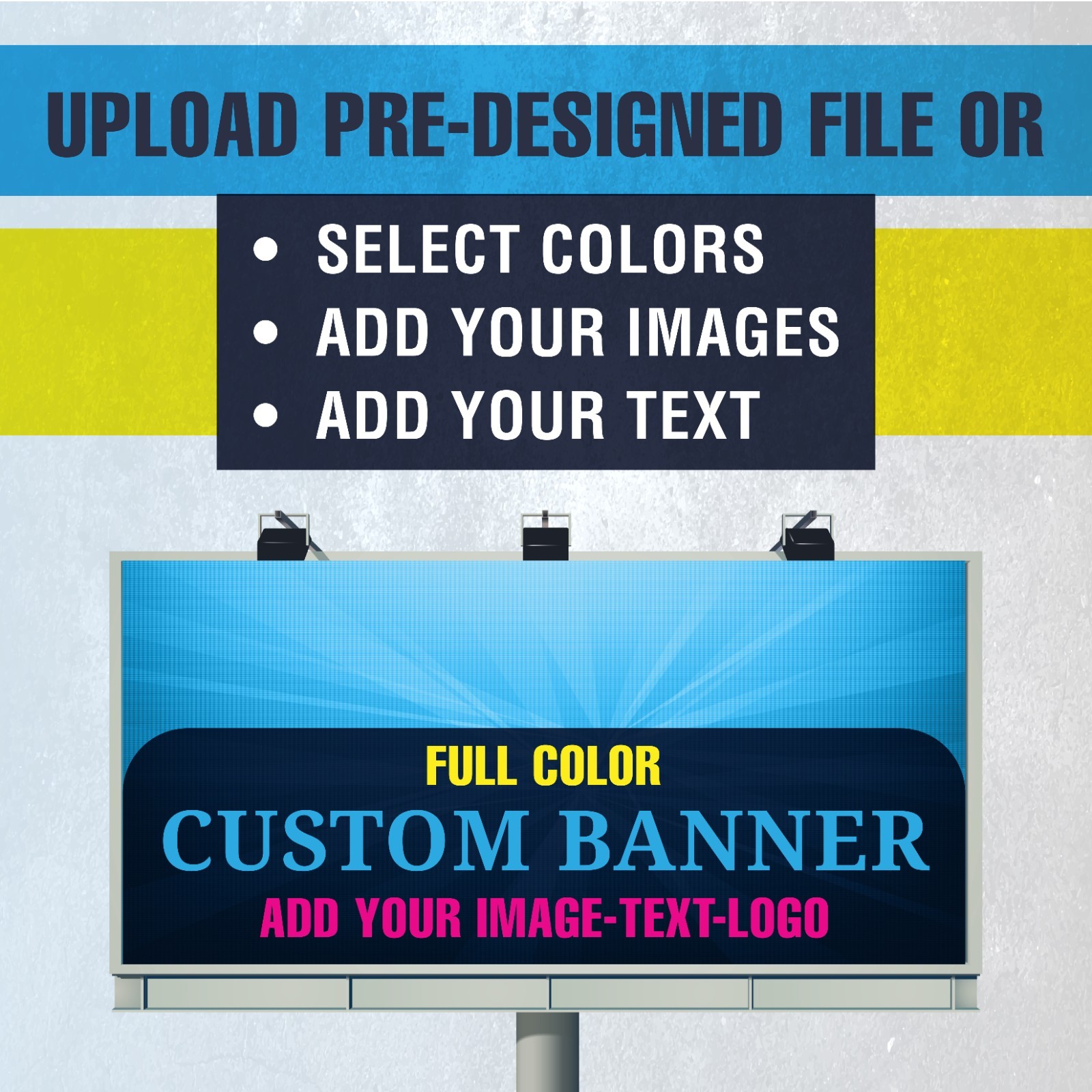 Custom Vinyl Banner 13oz | Personalized Indoor Outdoor Advertising Banner/Sign