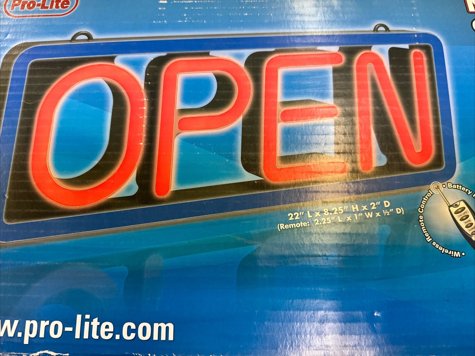 Large LED Open Sign 22 “Neon Light Bright for Restaurant Bar Store Shop Business
