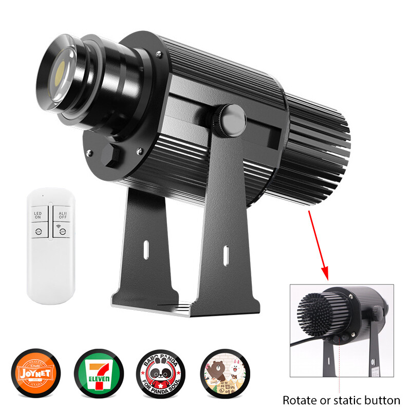 50W Waterproof LED Gobo Projector Outdoor Remote Control Advertising Logo Light