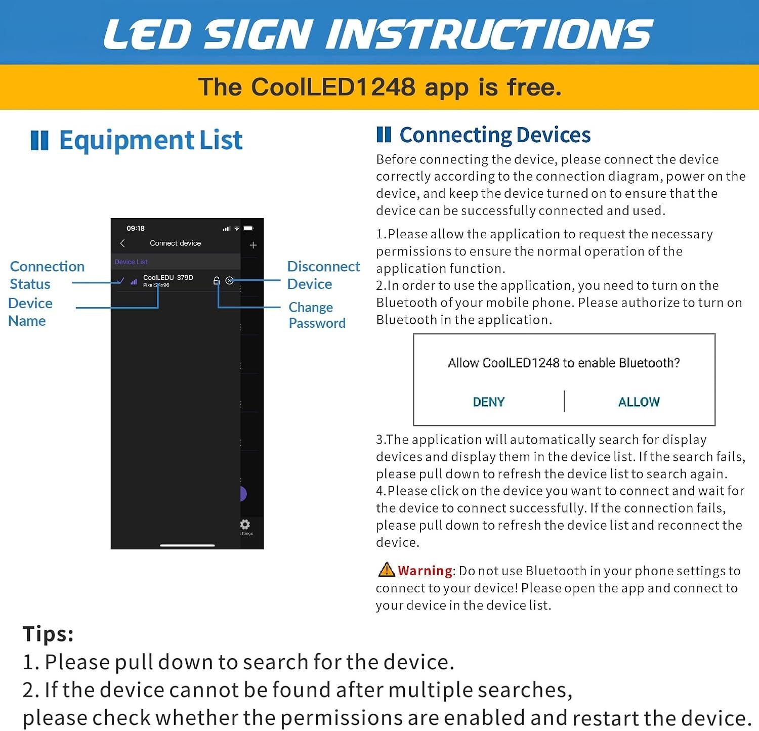 Lightweight Scrolling LED Sign – App-Controlled Advertising for Cars & Bars