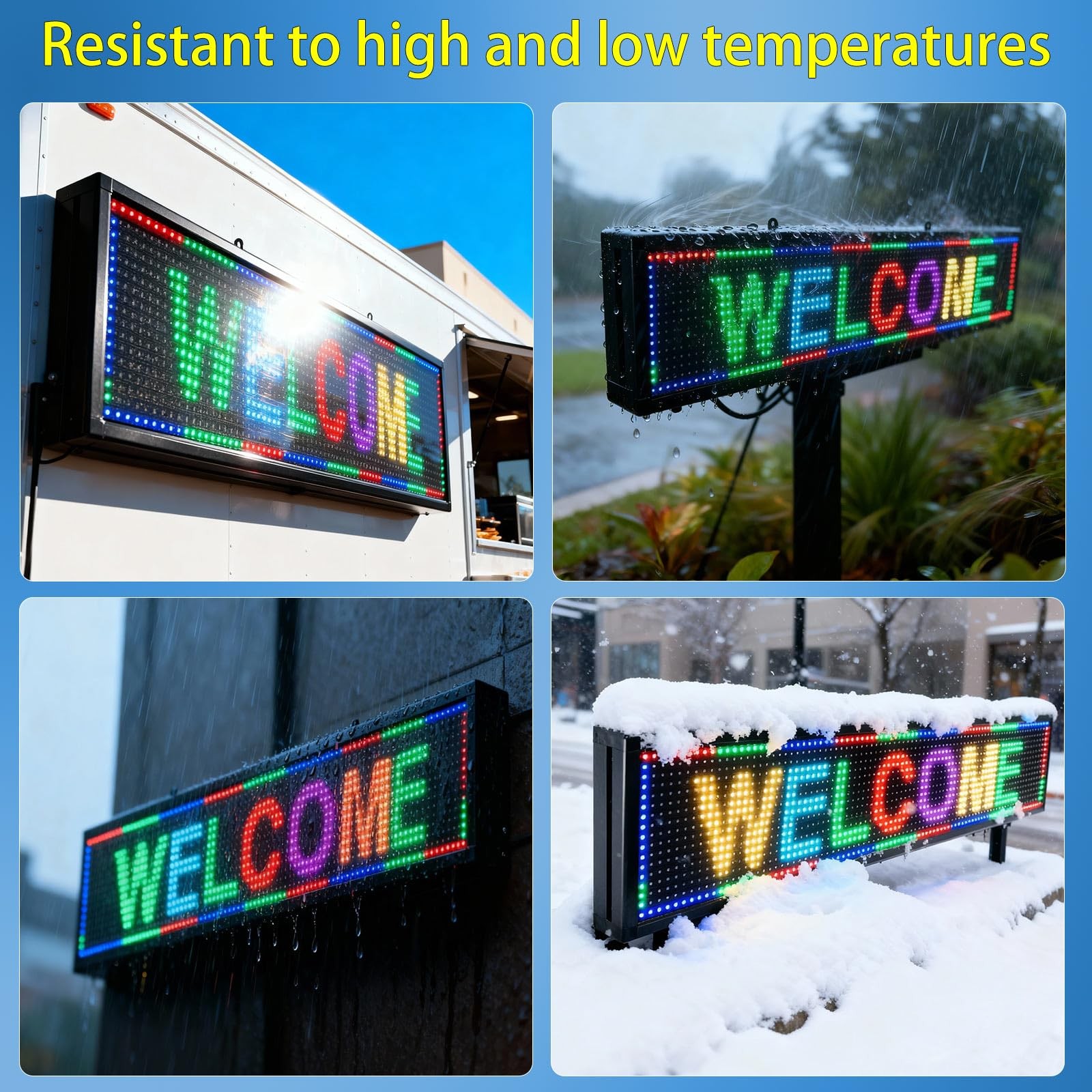 P10 Programmable Scrolling Led Sign Outdoor Digital Sign Display Message Board