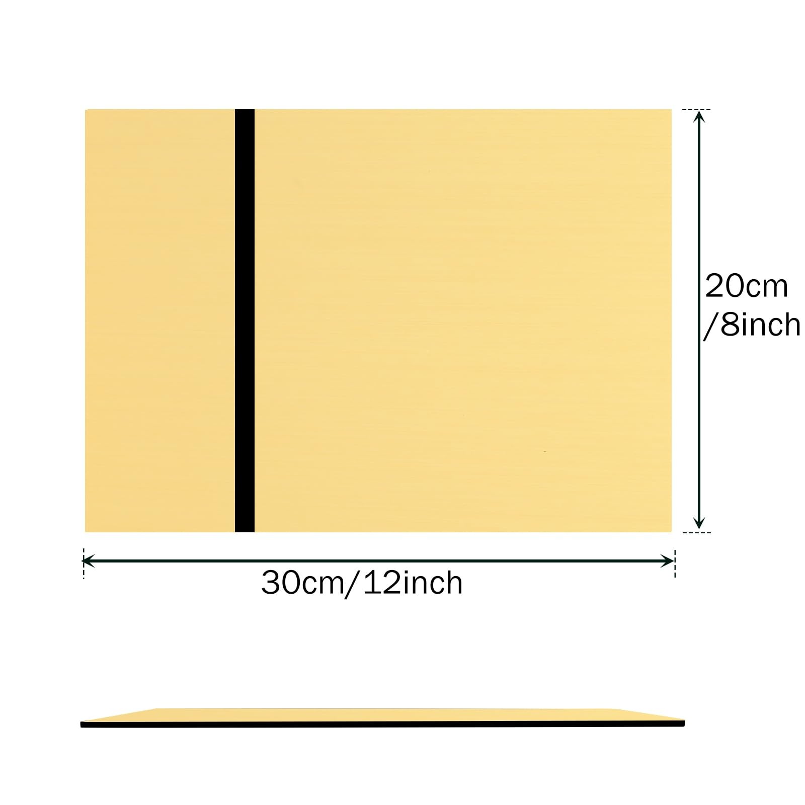 4 Pack Laser Engraving Double Color ABS Plastic Sheet, 12”x8” Two-Tone Lase…