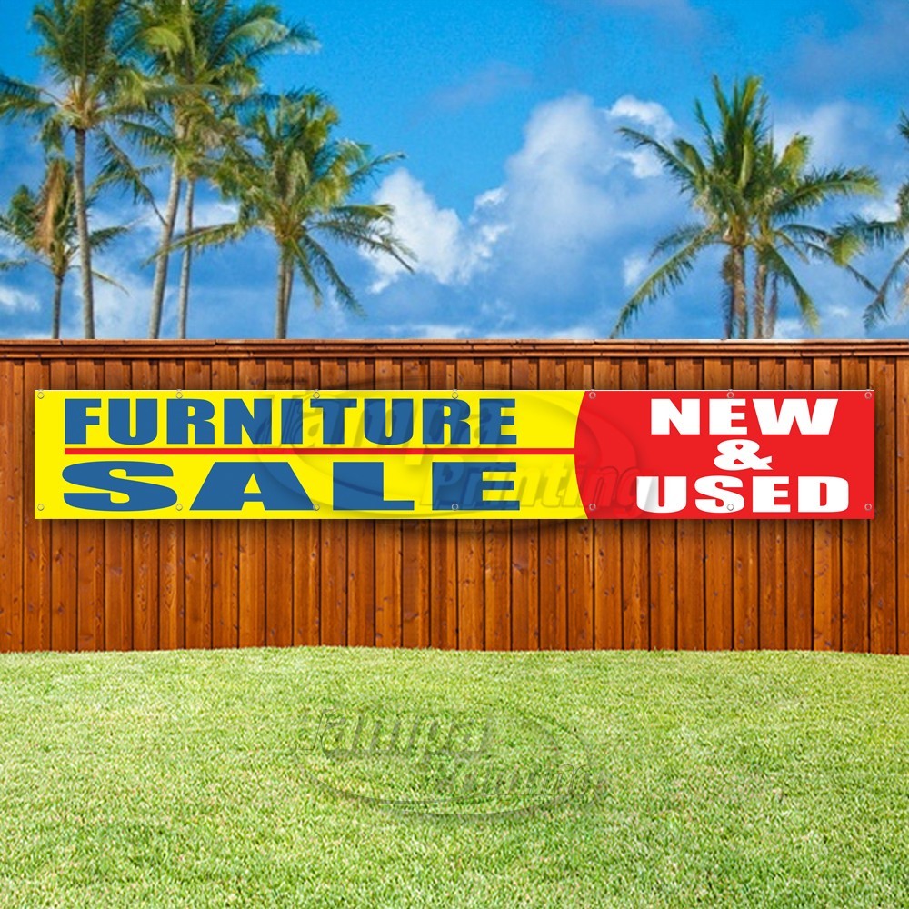 FURNITURE SALE NEW & USED Advertising Home Vinyl Banner Flag Sign USA XL01481