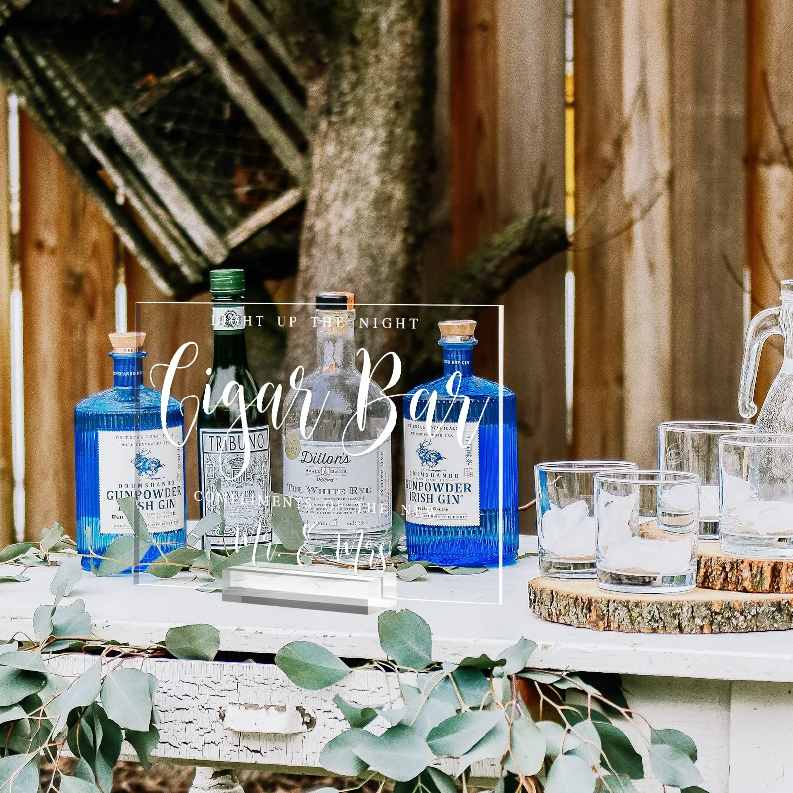 6 PCS Clear Blank Acrylic Sign Sheet Stand DIY Wedding Bar Table Signs 8×10 In