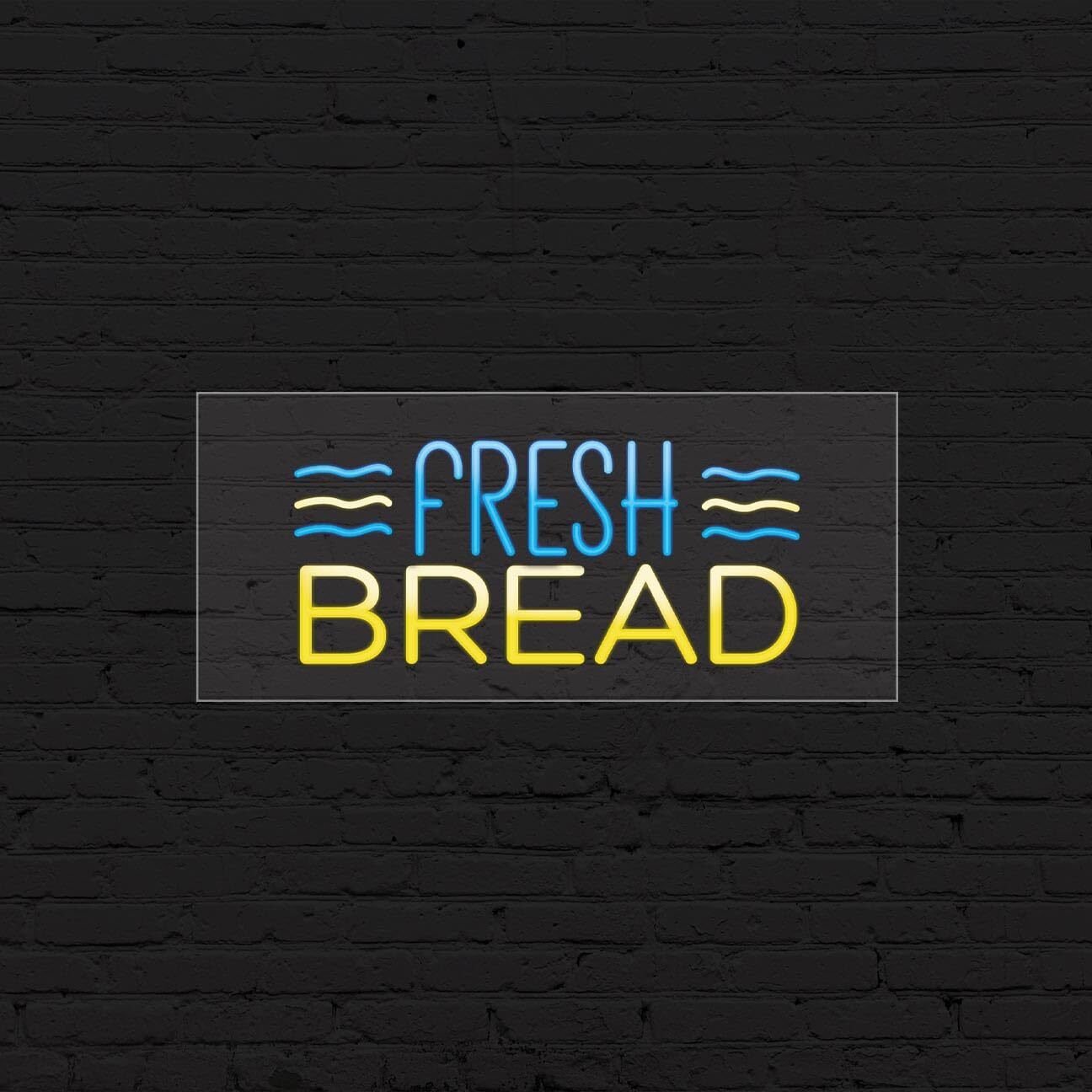 Fresh Bread Sign for Business Displays | LED Flex Neon | 32″W x 13″H x 1″D
