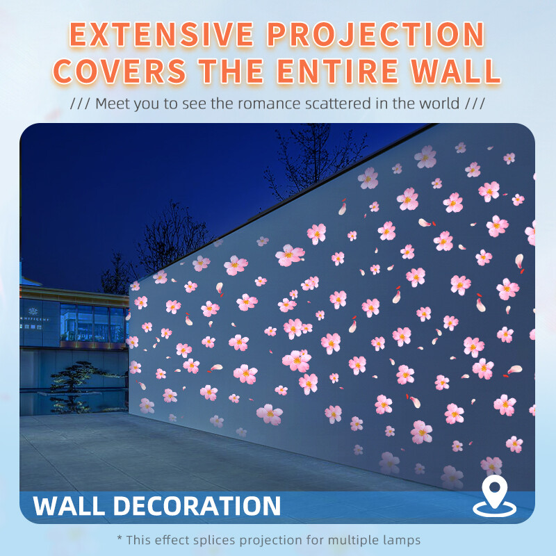 40W-600W Customize Falling Flower Gobo Projector Lamp with Dynamic Pattern