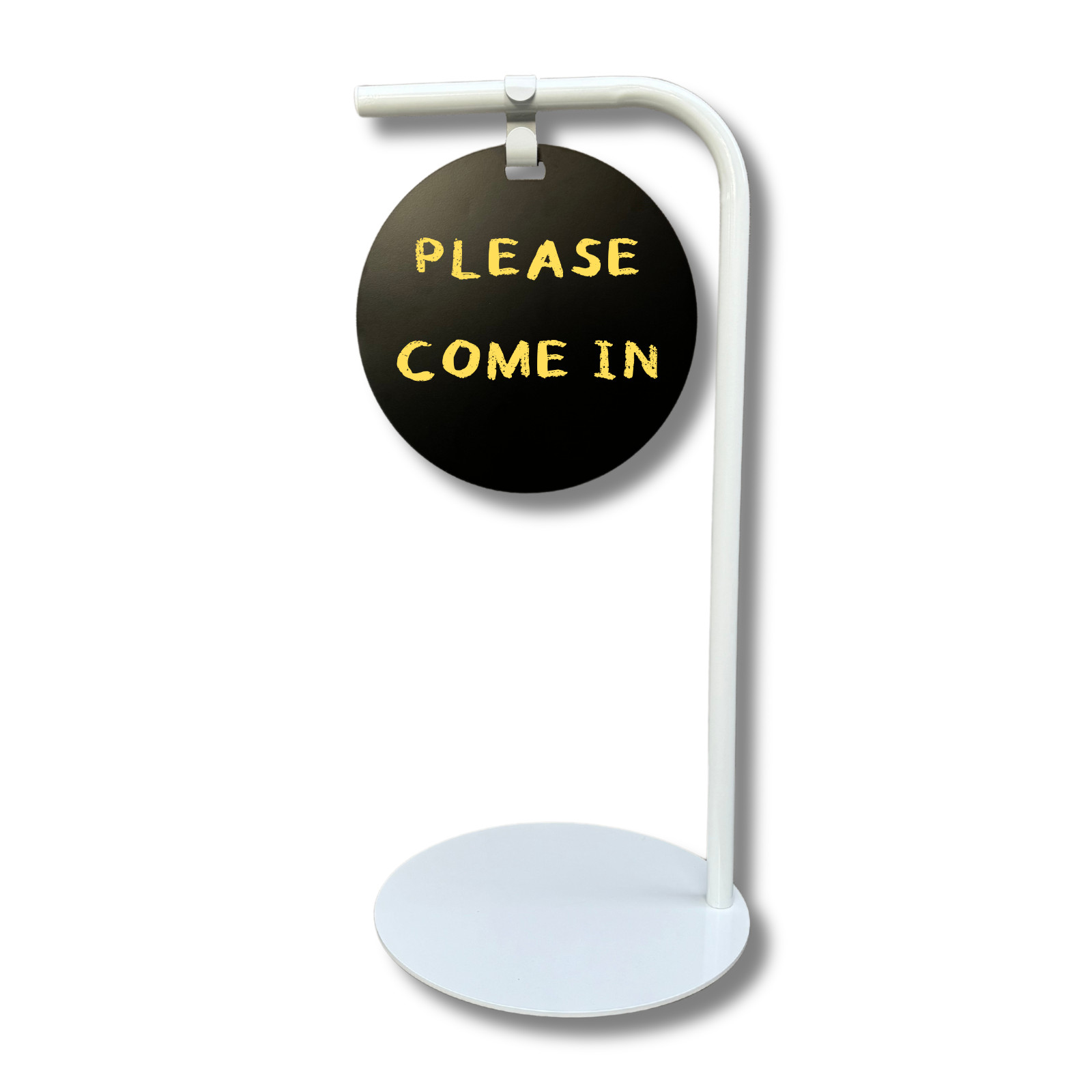 Pop-Up Pathway Round Double Sided Magnetic Chalkboard Sidewalk Sign