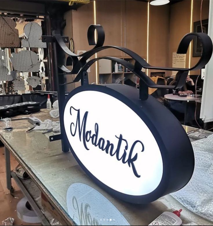 Double Sided LED Light Box Sign – Outdoor Illuminated Shop Advertising Sign