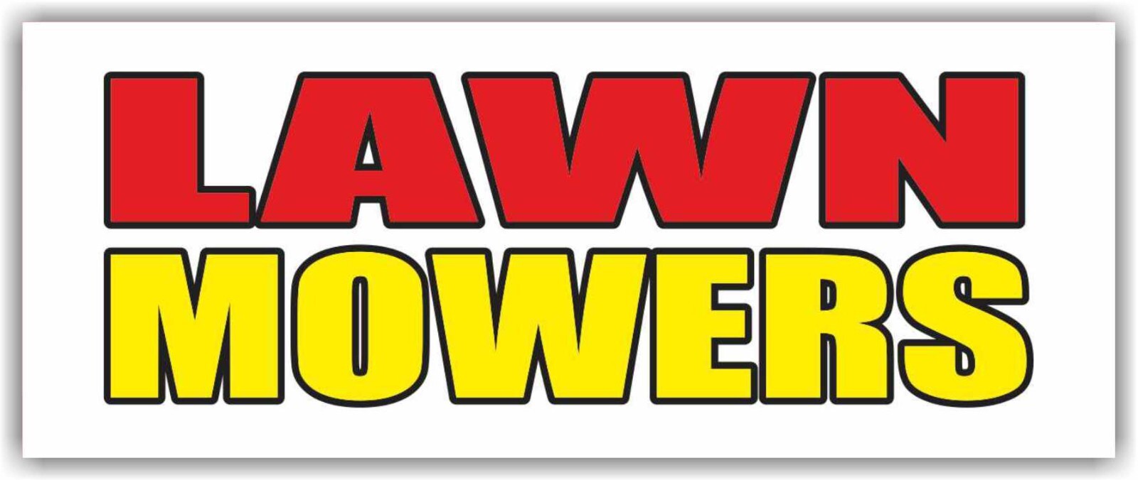 LAWN MOWER Advertising Banner Vinyl Mesh Sign blades oil grass landscape repair