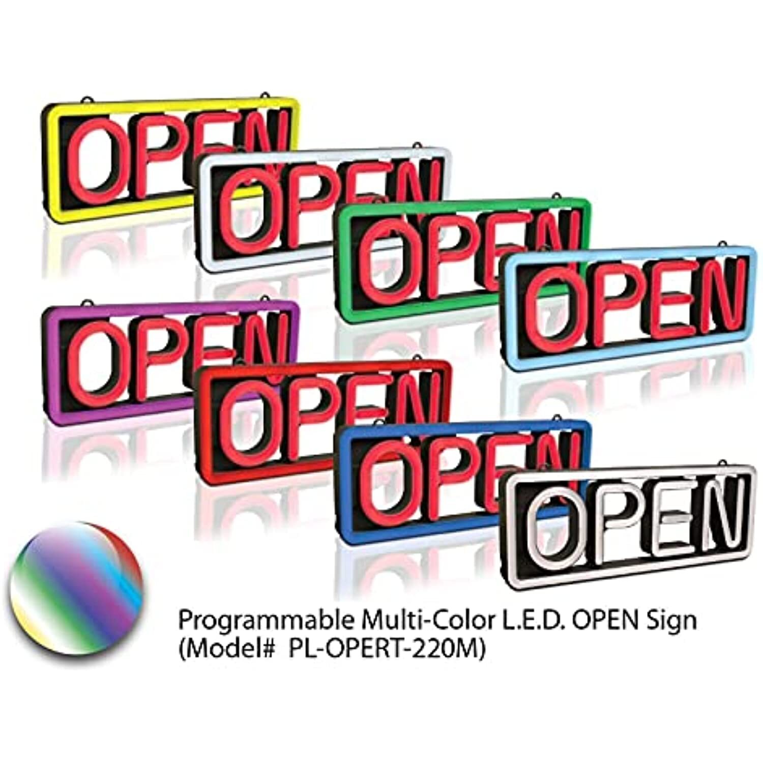 Pro-Lite Ultra Bright Electronic LED Neon Multi-Color Business Store Window Open