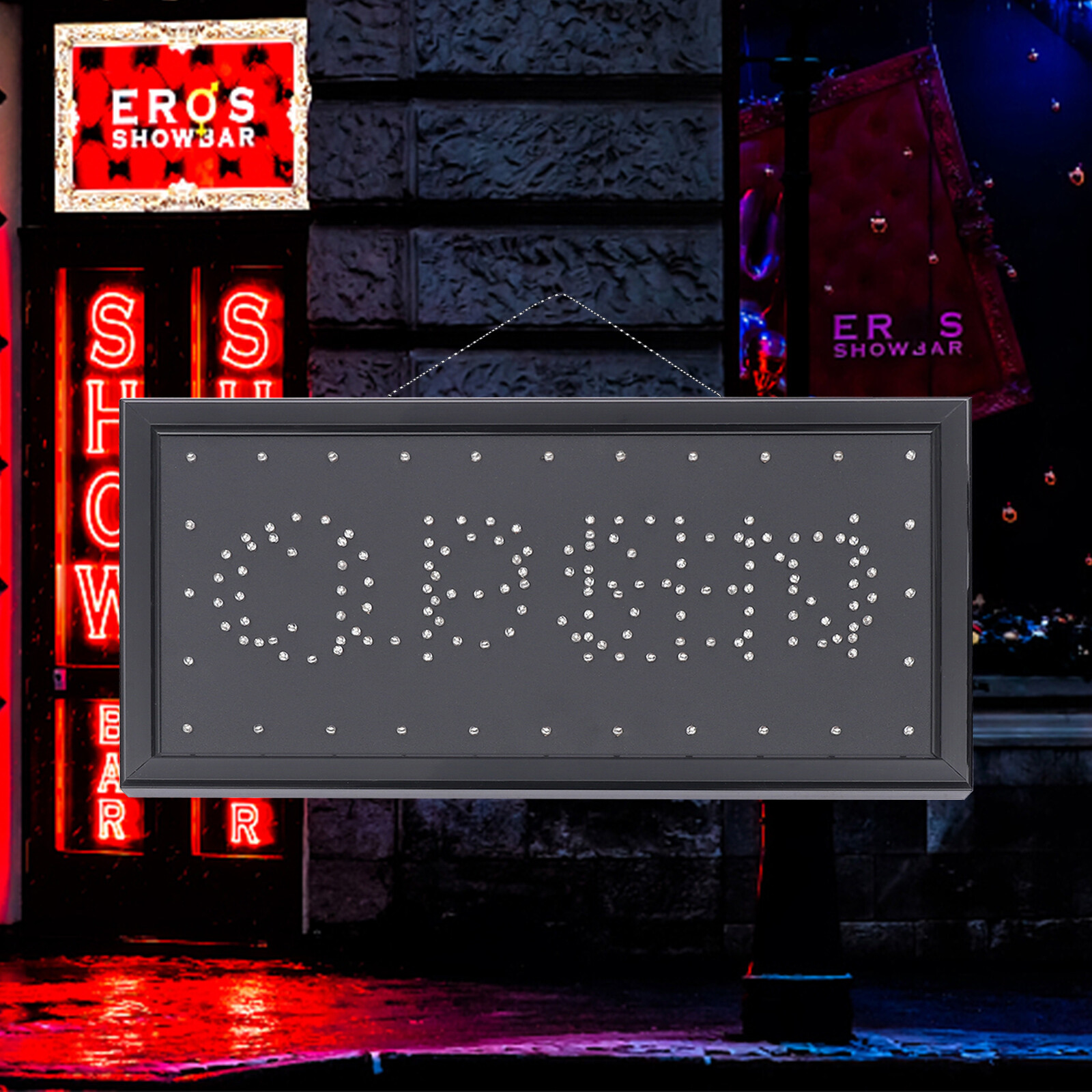 Neon Open Closed Sign Neon Light Led 2in1 Open Closed Sign Ad Sign Outdoor