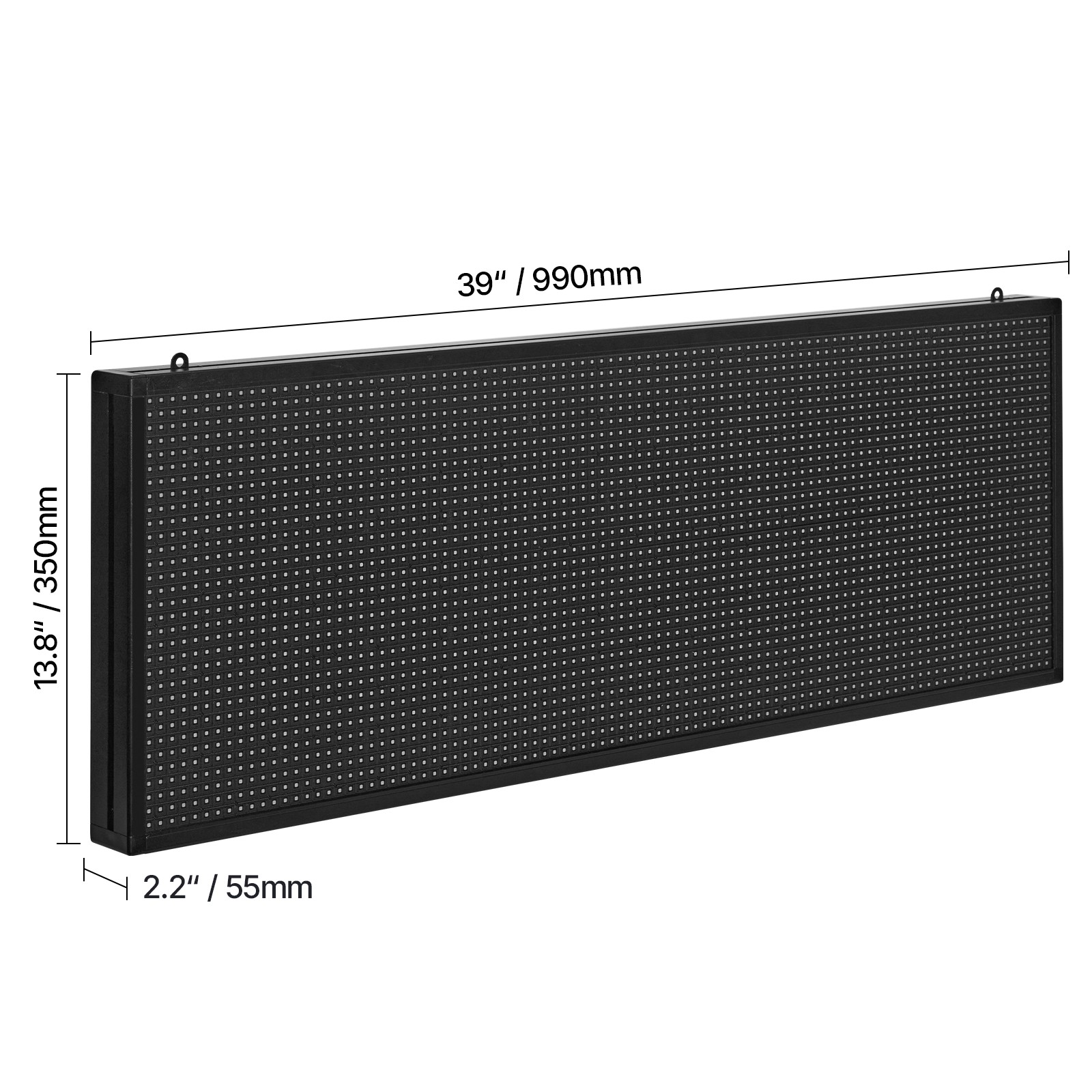 Uimoso 40×14 in LED Display Board with Programmable Scrolling Text,P10Full-Color