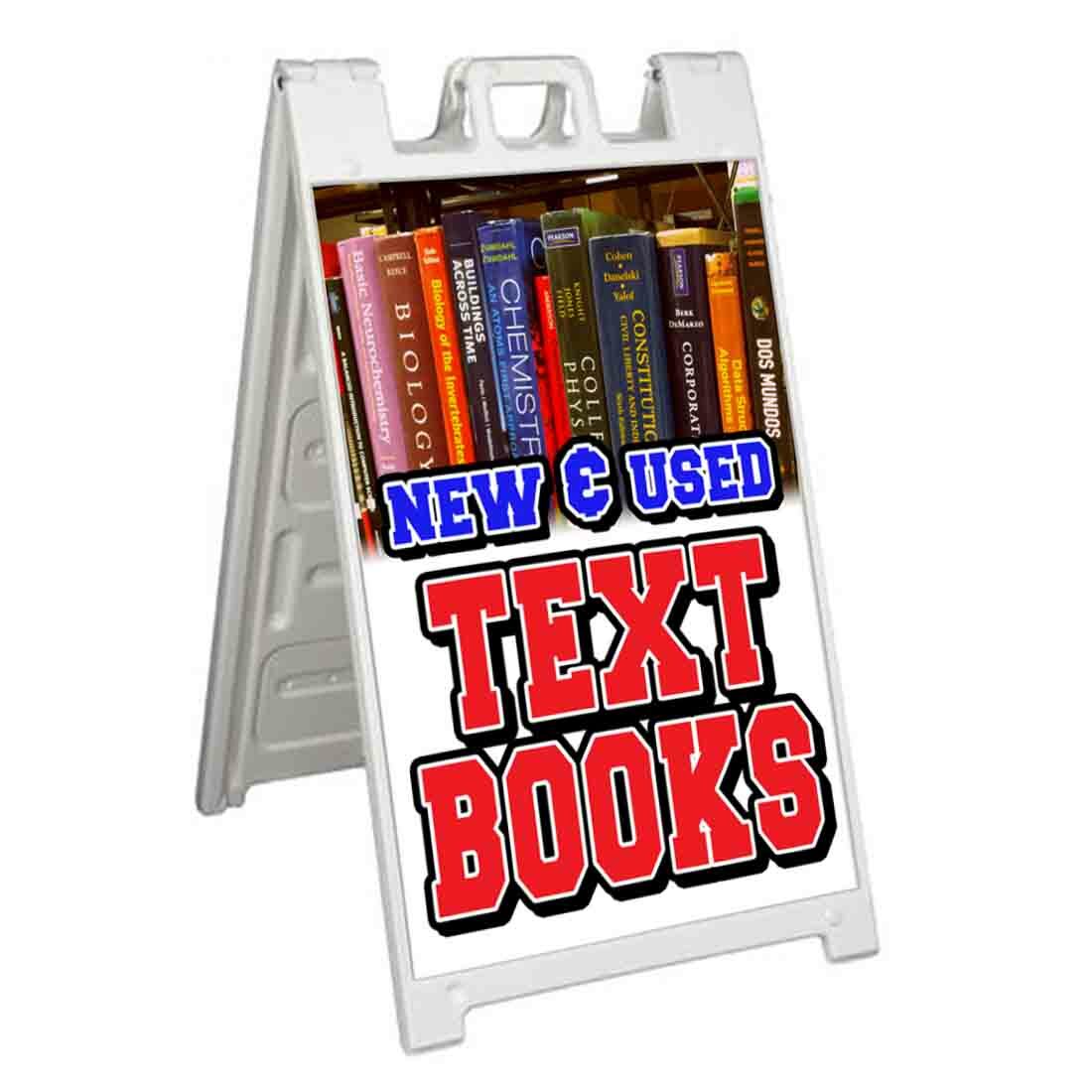 NEW AND USED TEXTBOOKS Signicade 24×36 Aframe Sidewalk Sign Banner Decal