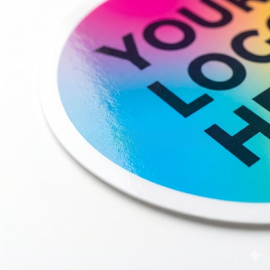 Custom Business Logo Stickers Waterproof Vinyl Decals UV Resistant 2″-25″