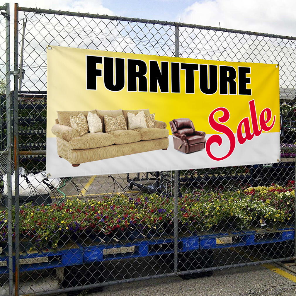 Vinyl Banner Multiple Sizes Furniture Sale Advertising Printing A Retail Outdoor