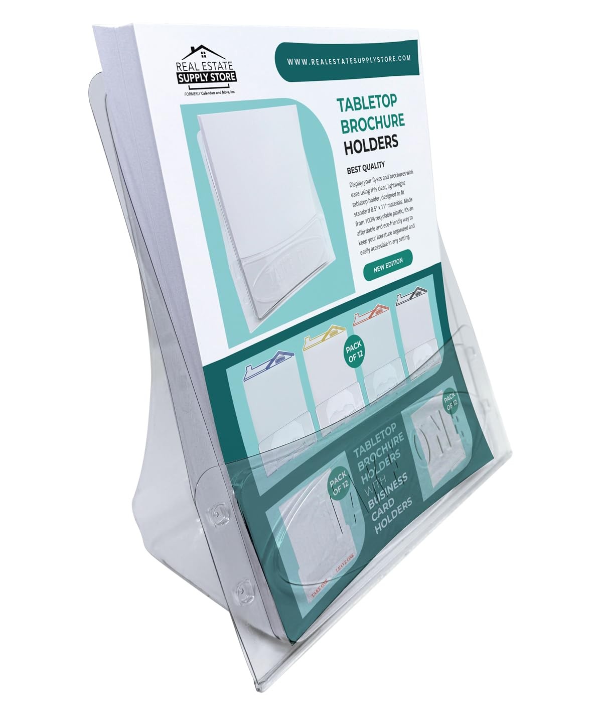 Outdoor Permit Brochure Box – Easy 1 Count (Pack of 1), Take One – Tabletop