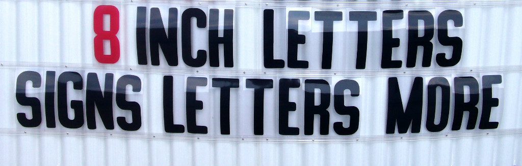 Flexible Changeable Plastic Letters Outdoor Marquee Portable Reader Board Signs