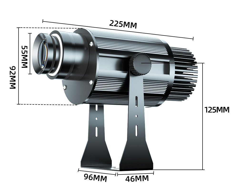 50W Waterproof LED Gobo Projector Outdoor Remote Control Advertising Logo Light
