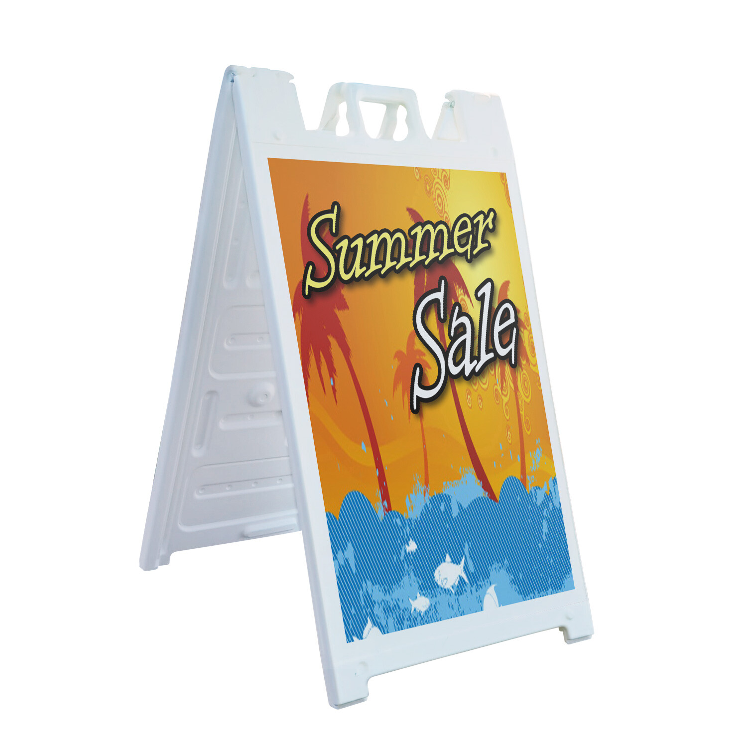 A-frame Sidewalk Summer Sale 24″ x 36″ Double Sided A-Frame Sidewalk Sign