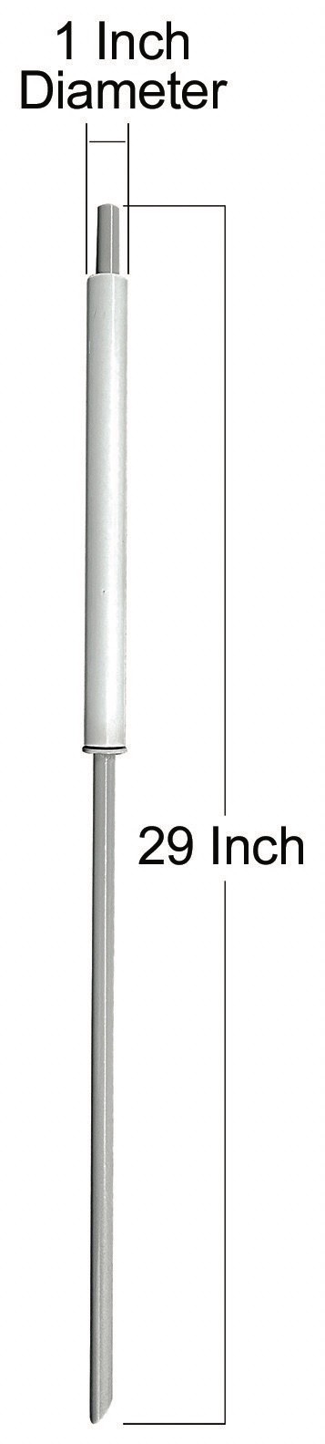 ECONOMY GROUND SPIKE STEEL MOUNT BASE FOR ADVERTISING SUPER FLAG POLE