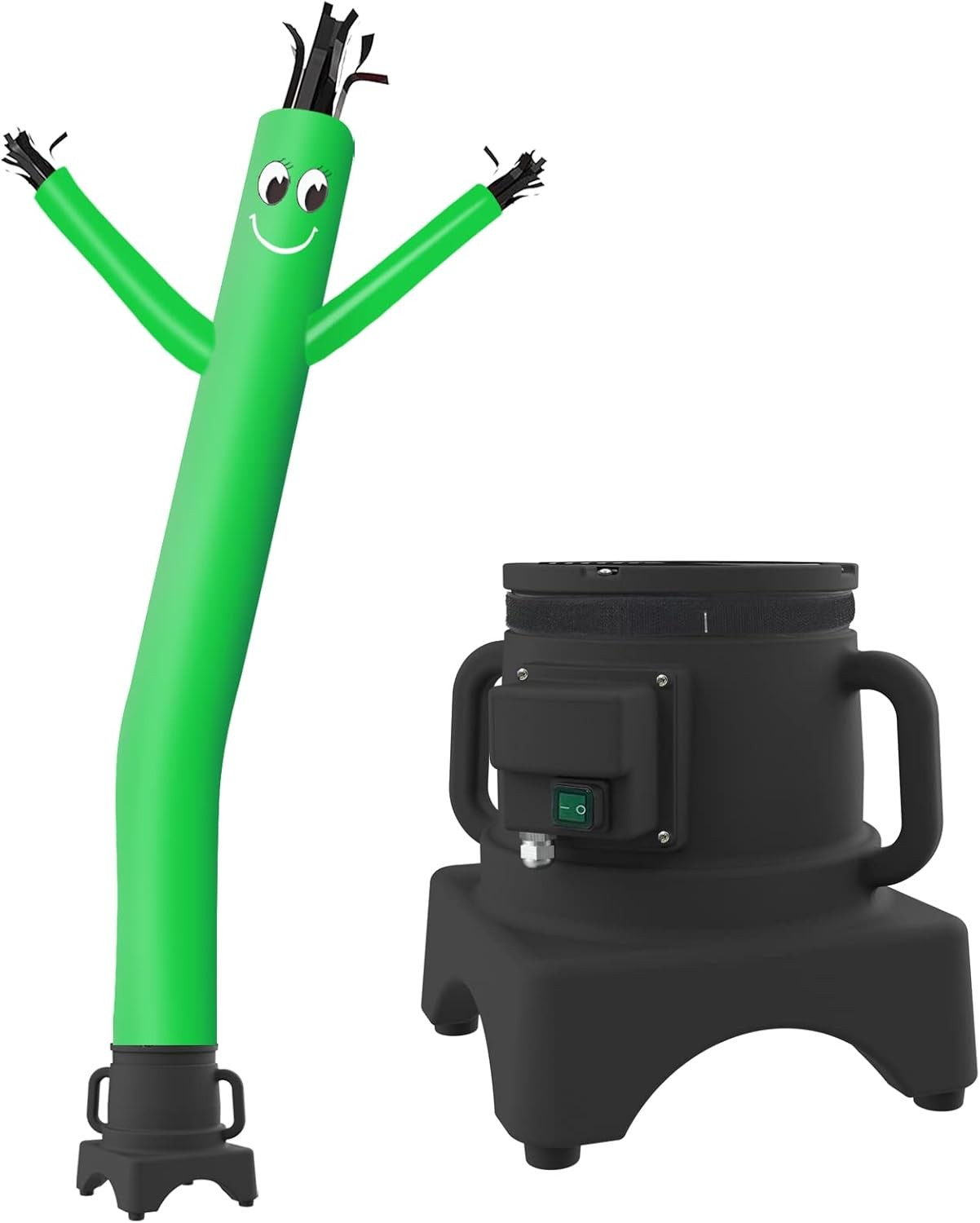 10ft Air Sky Puppet Dancing Dancer with 1/2HP Blower Complete Set, (Green)