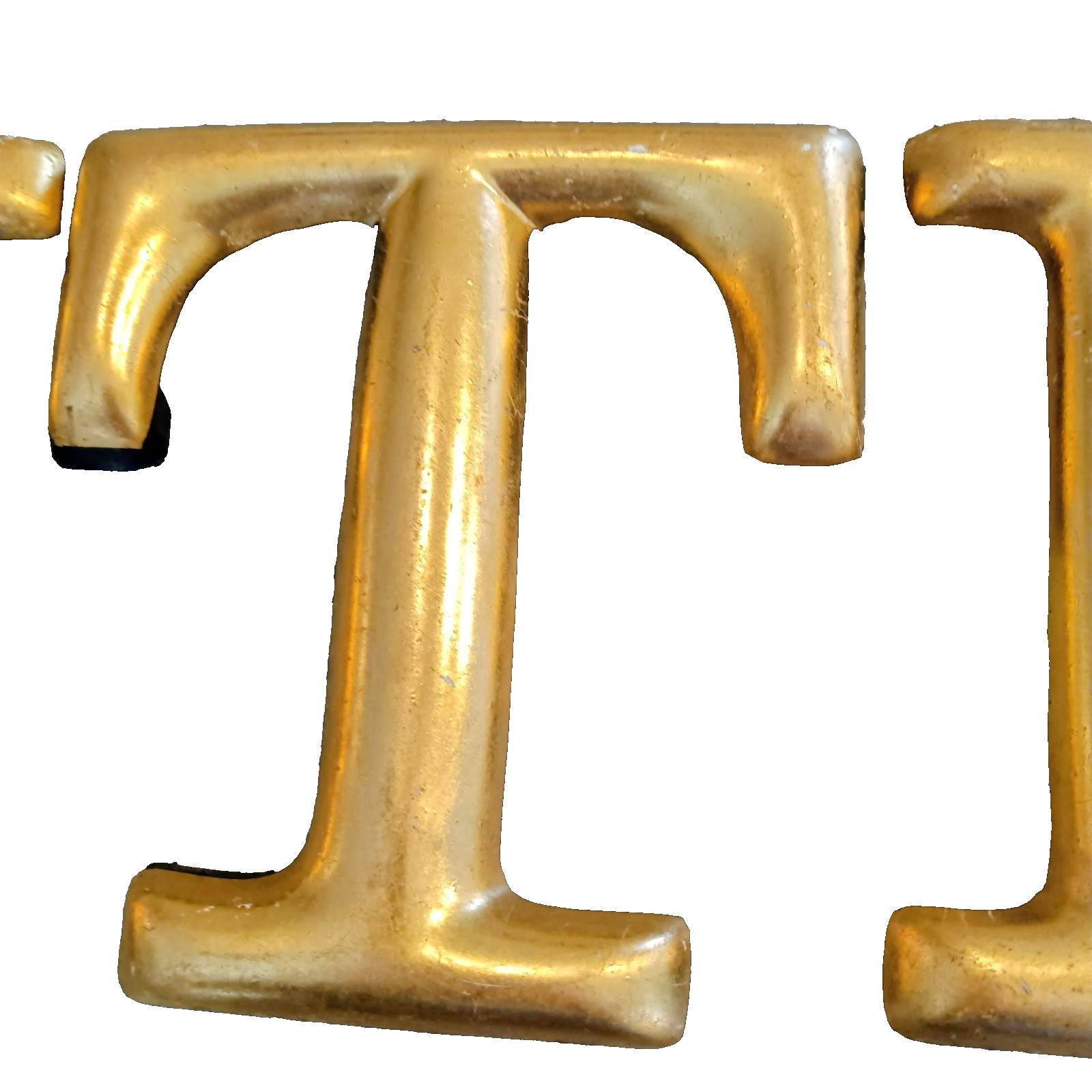 ENTER or RENT Individual Letters Vintage Gold 6″ individual Gold Letters