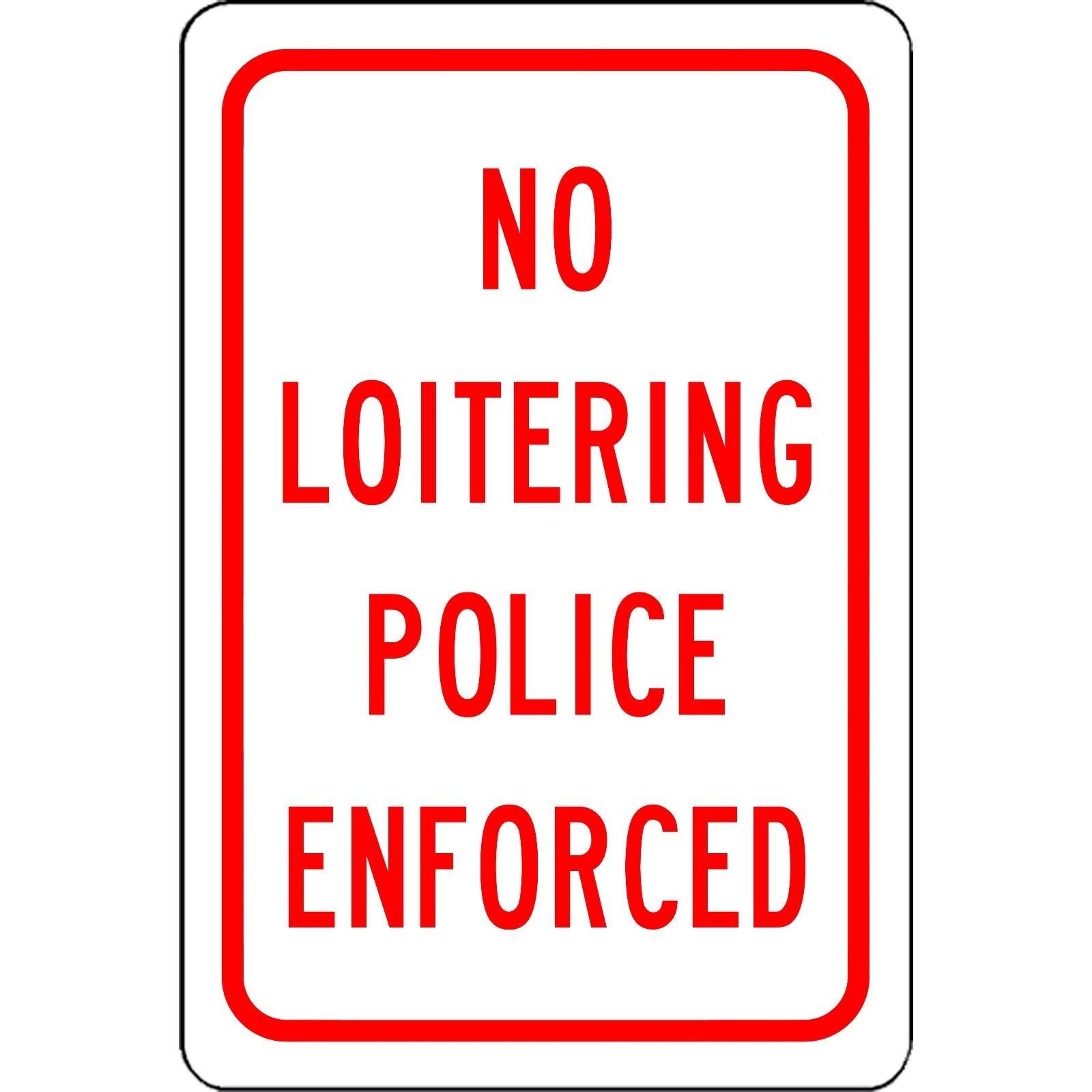 Warning Caution and Notice No Trespassing Reserved Parking No Loitering PVC Sign