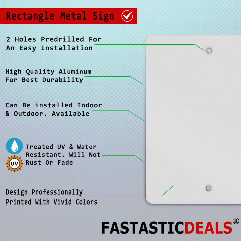 Vertical Metal Sign Multiple Sizes Agritourism Entity Liable Any Injury Death