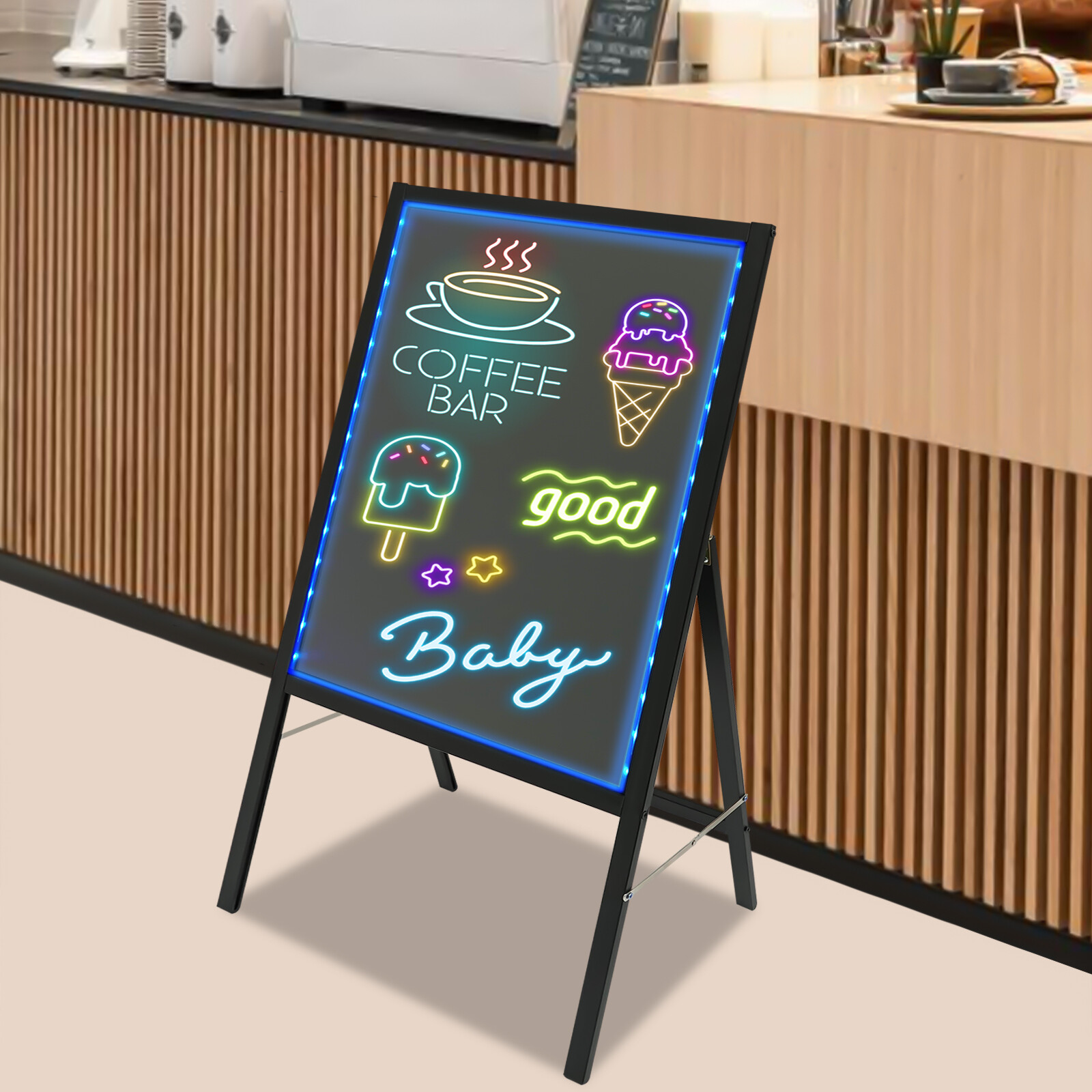 LED Message Writing Board Menu Board For Bar Restaurant With Remote Control NEW