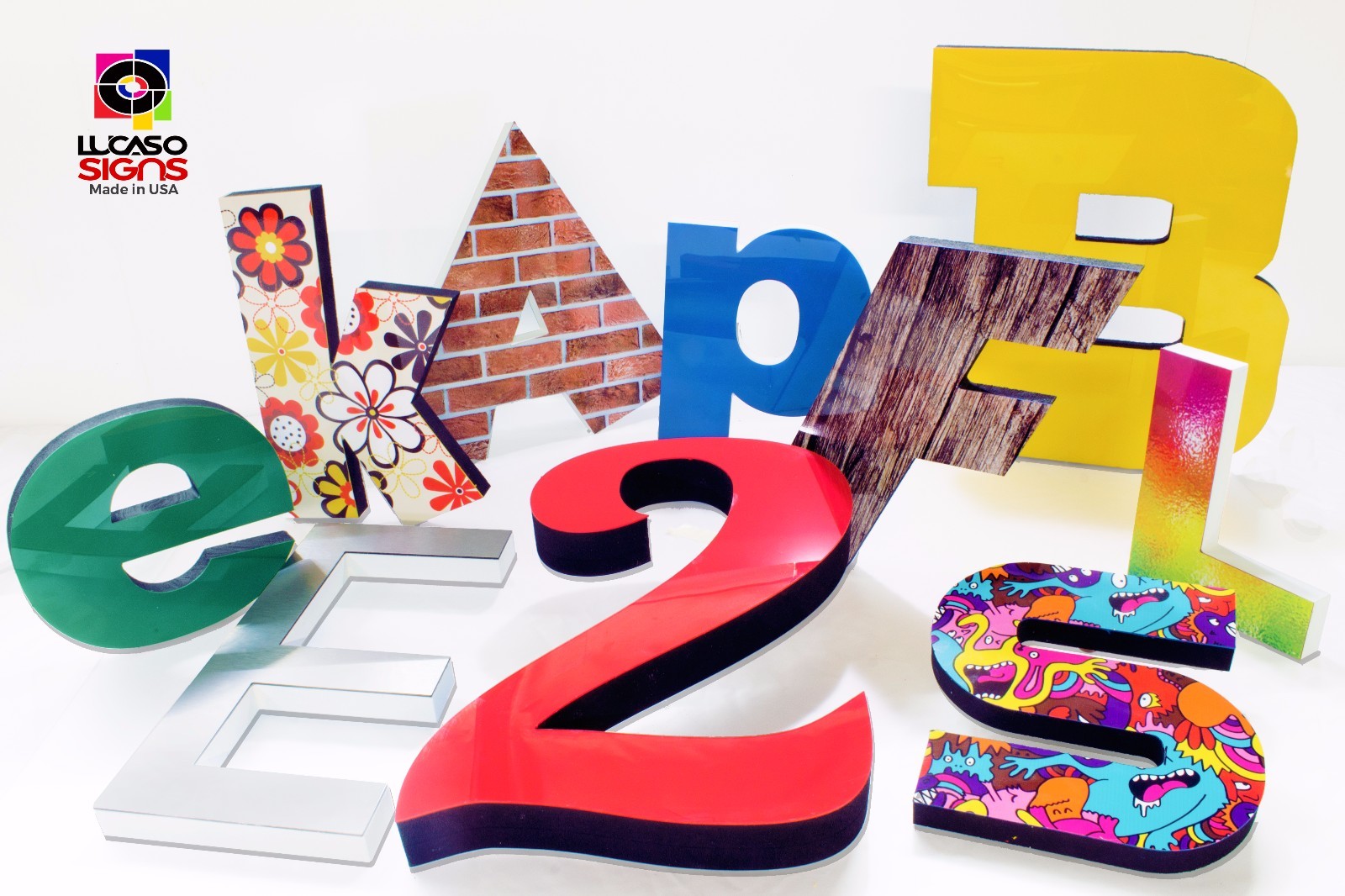 Custom Storefront Foam Sings Dimensional Letters Acrylic Face Outdoor Economic