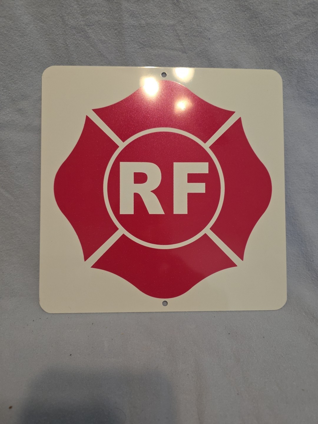 9 in. x 9 in. Roof Truss Aluminum RF-Sign