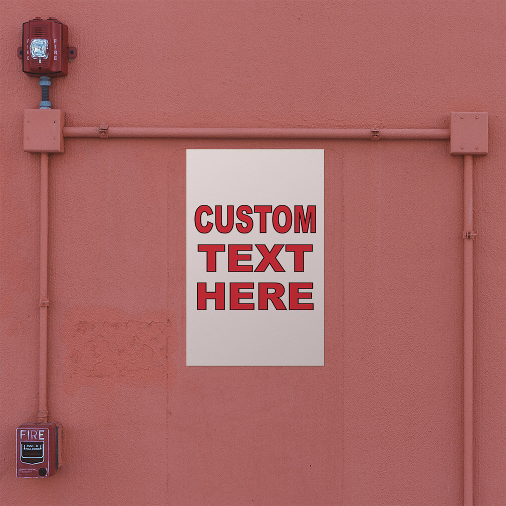 Door Decals Vertical Vinyl Stickers Multiple Sizes Industrial Vinyl Business