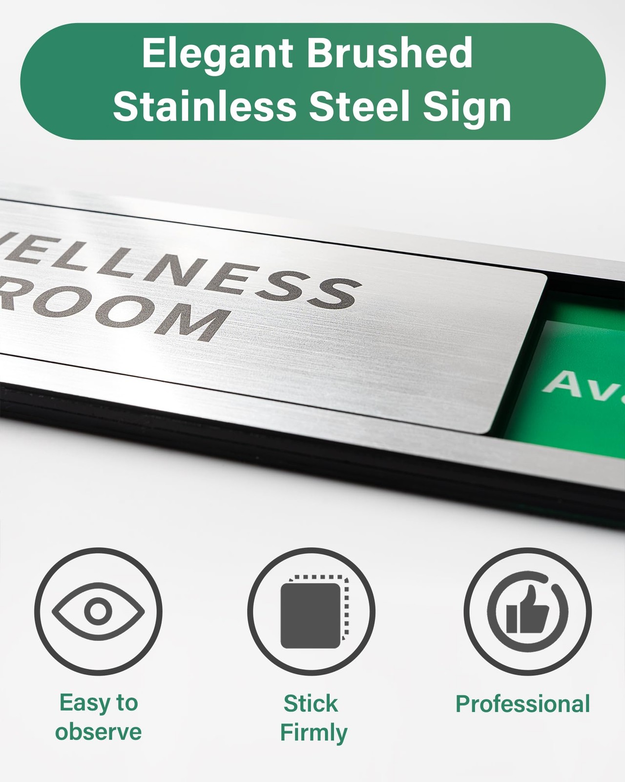 Office Door Signs Do Not Disturb, In Use/Available Slider Sign for Home Offic…