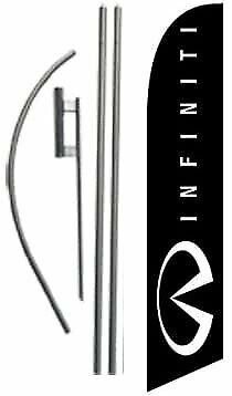 Auto Dealership Advertising Feather Banner Swooper Flag Sign with Flag Pole…