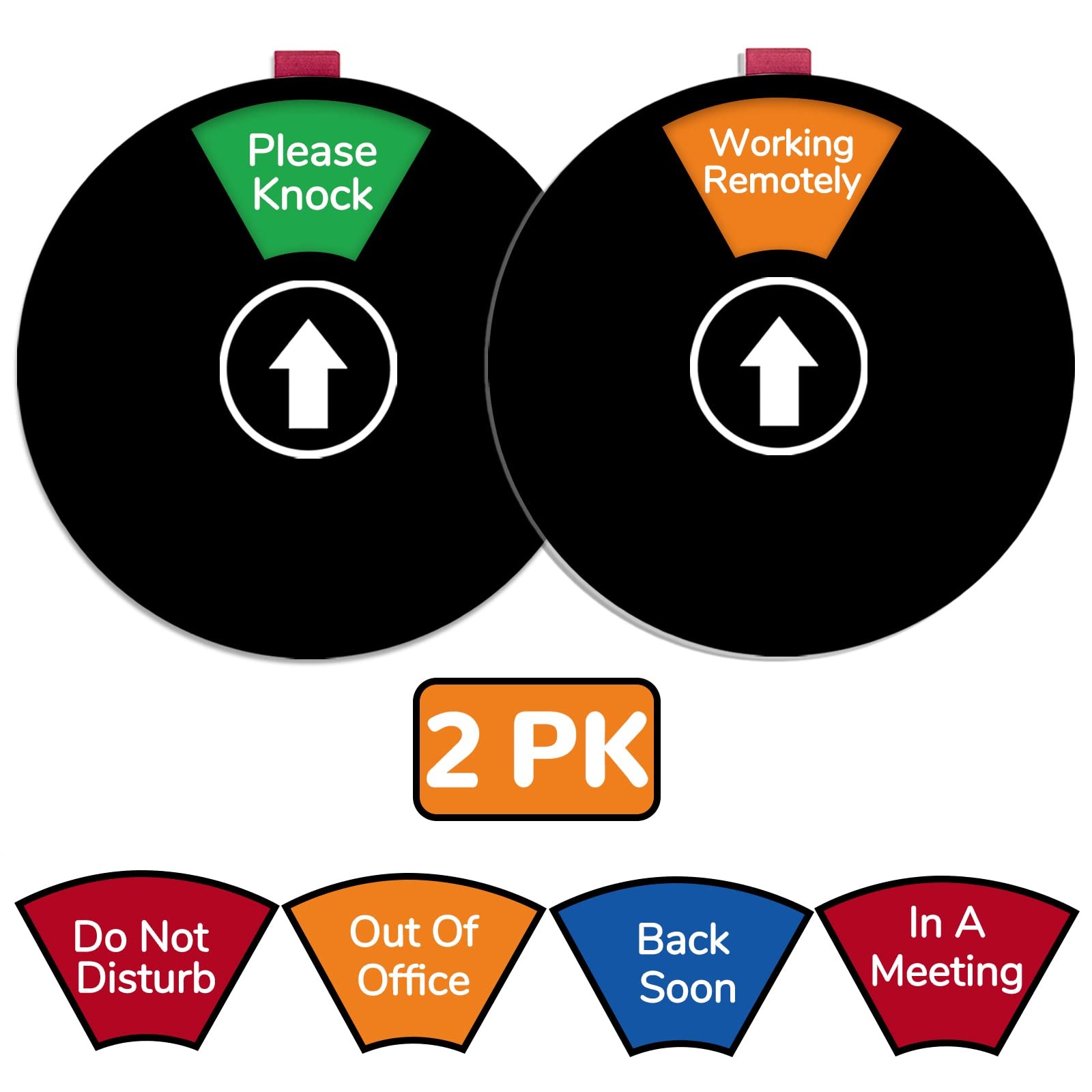 Bozentek 2Pk Office Door Signs In Out In Meeting Sign For Offices Door/Out Of