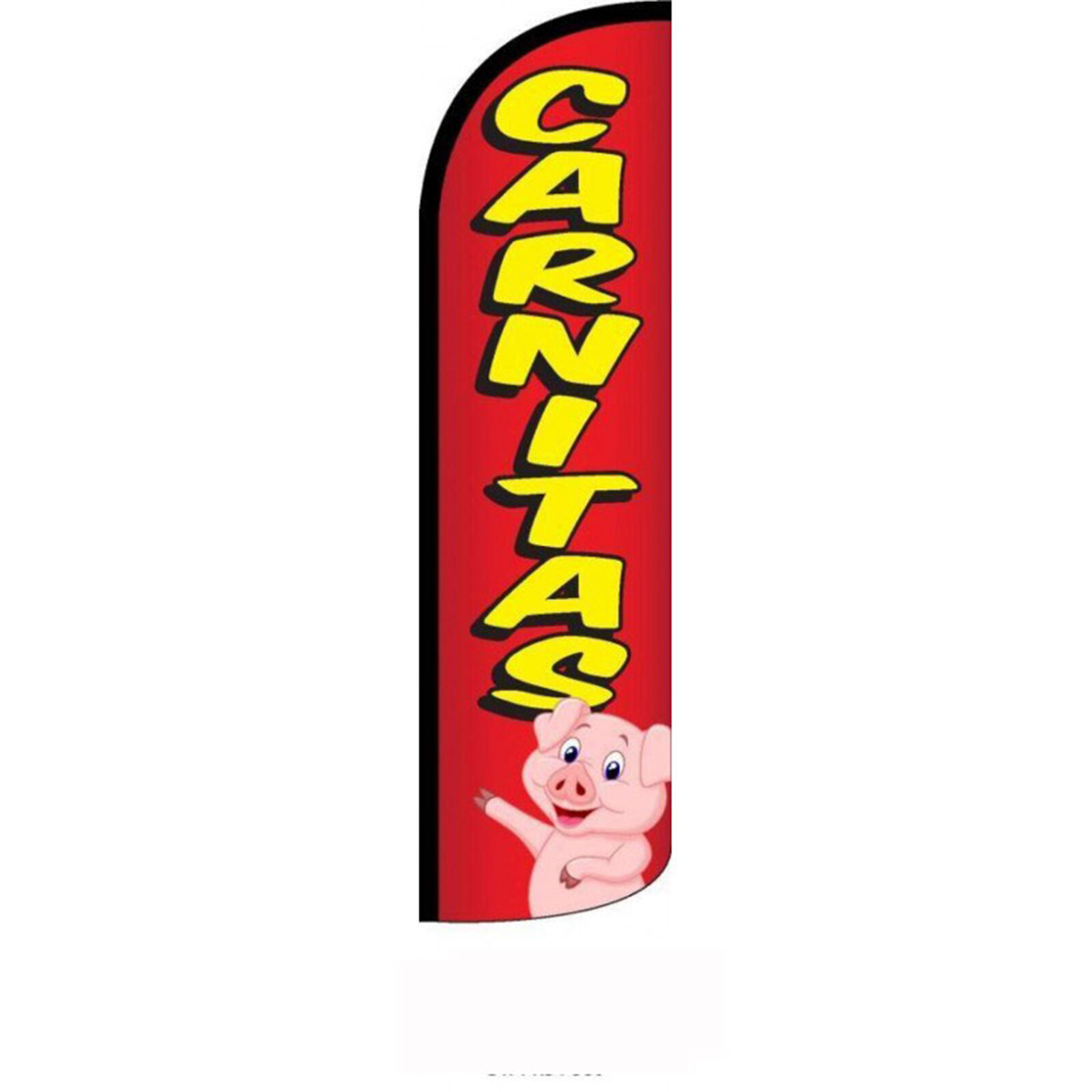 Carnitas Flag Flutter Feather Banner Swooper Extra Wide Windless Bundle Kit