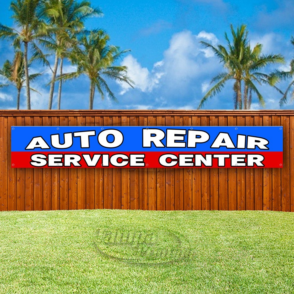 AUTO REPAIR SERVICE CENTER Advertising Car Vinyl Banner Flag Sign USA XL02061