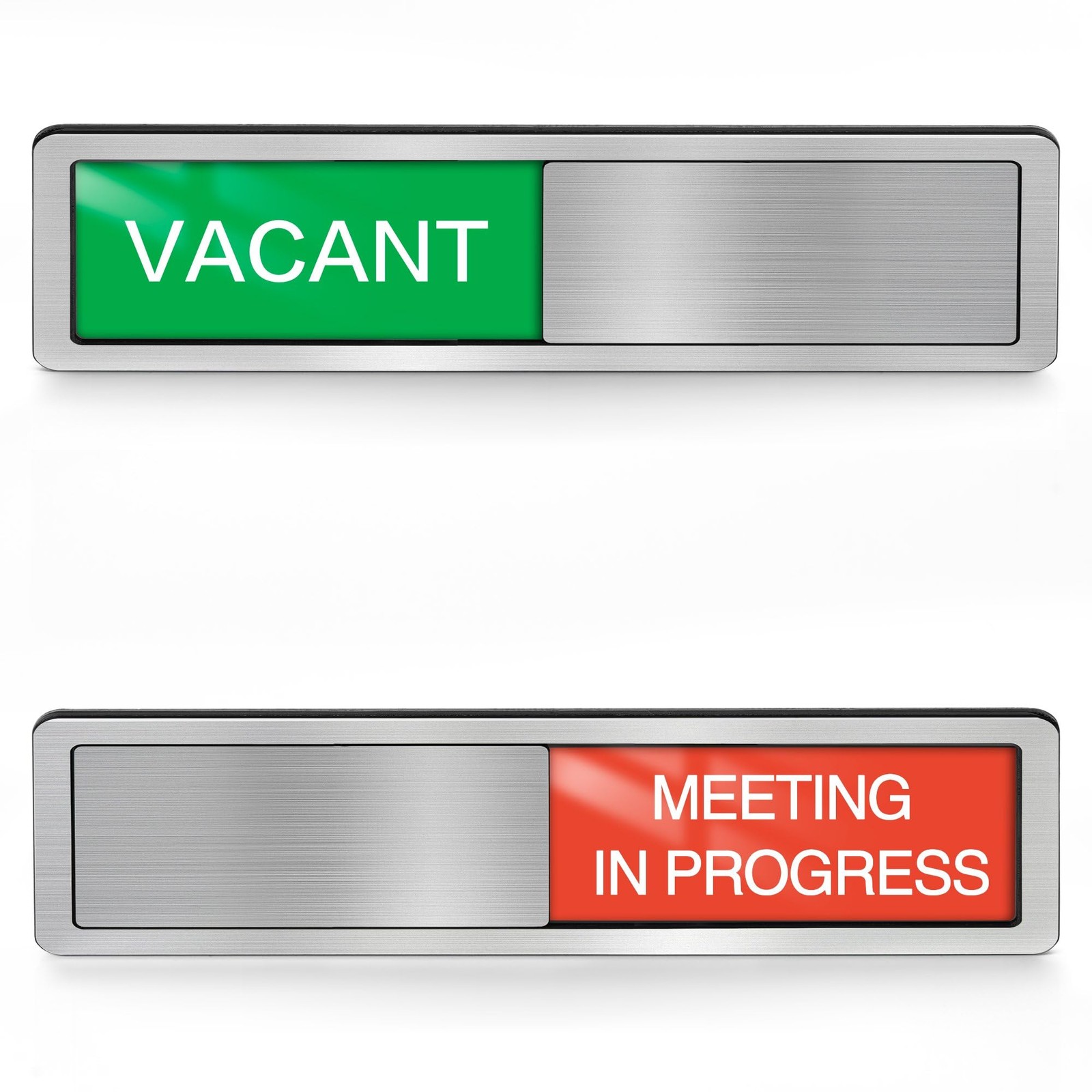 Meeting in Progress Door Sign, Vacant Occupied Signs, Magnetic Office Door Si…