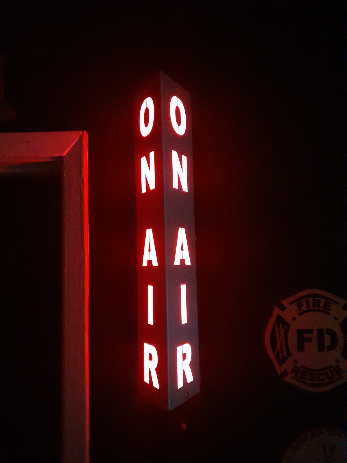 Lighted Sign “ON AIR” 18 inch. *intended for for direct hardwiring*. See desc.