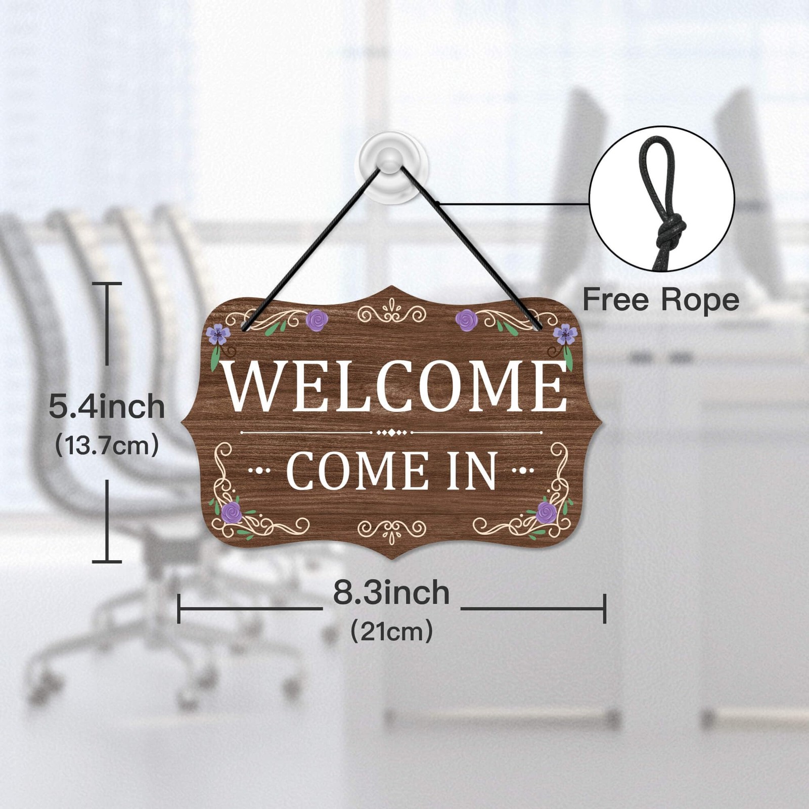 Meeting In Progress Office Door Signs, PVC Do Not Disturb Door Hanger Sign, R…