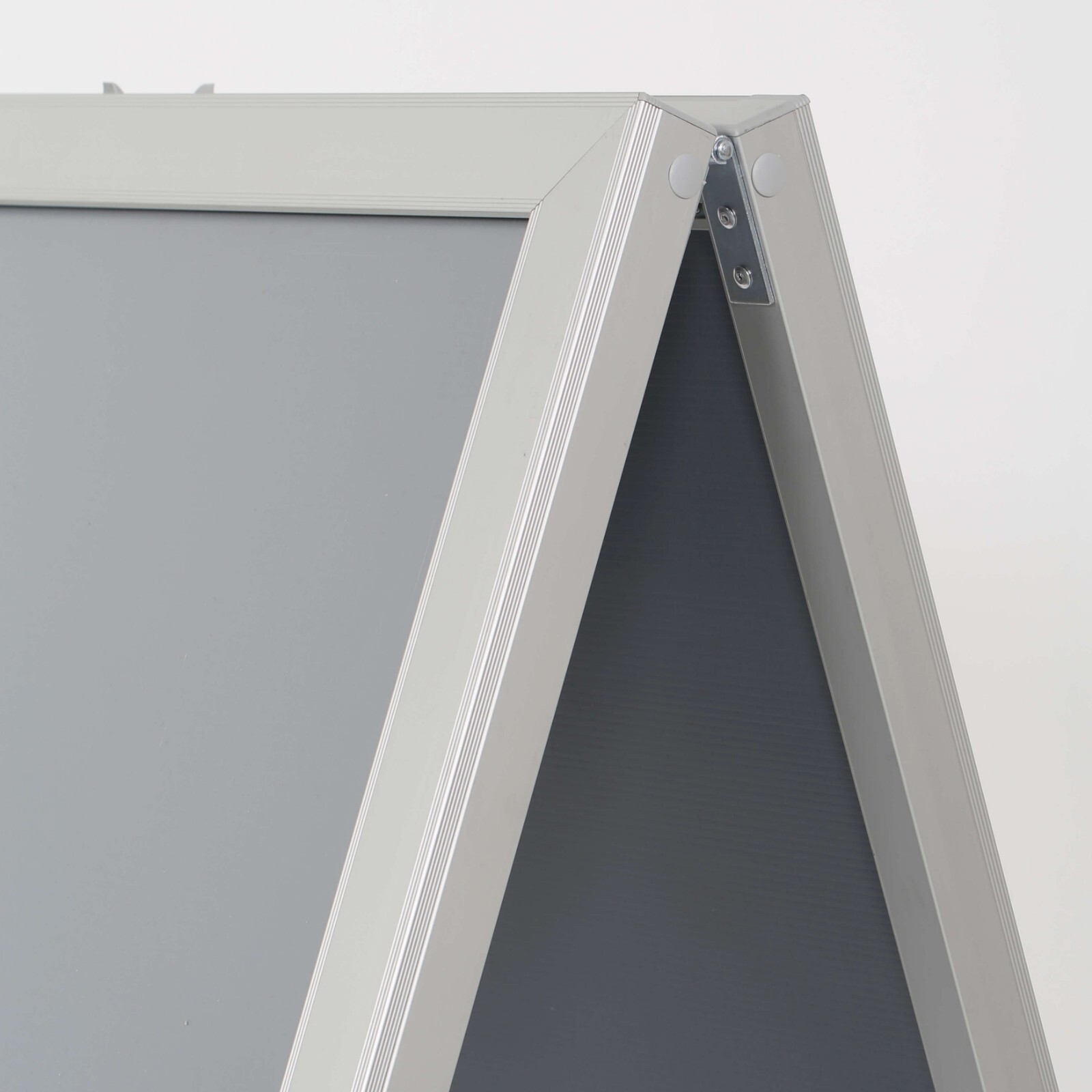 Sandwich Board 24×36 Inches Slide-in A Frame Double Sided Aluminum Silver