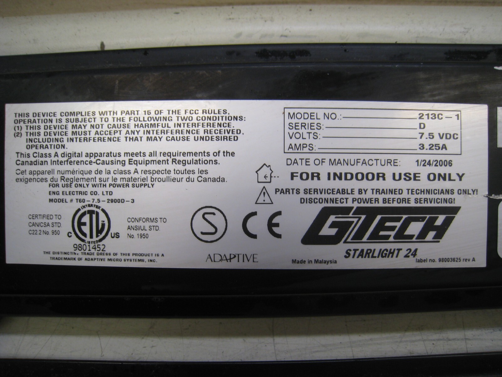 Gtech Starlight 24 Customizable LED Message Board FREE SHIPPING