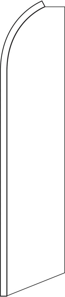 Solid White 15′ Tall Swooper Flag & Pole Kit Feather Super Bow Banner