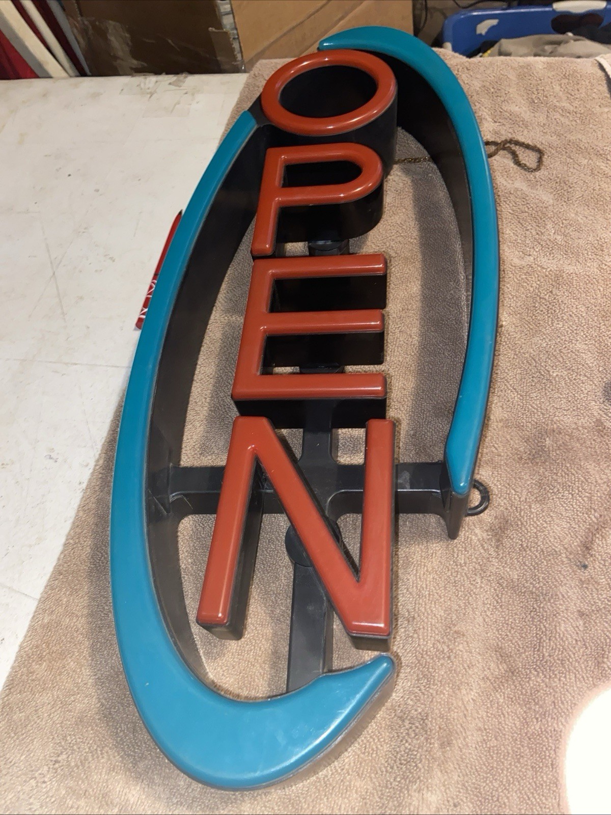 Large LED Open Sign Horizontal/Vertical 23″ Light for Restaurant Bar, Shop