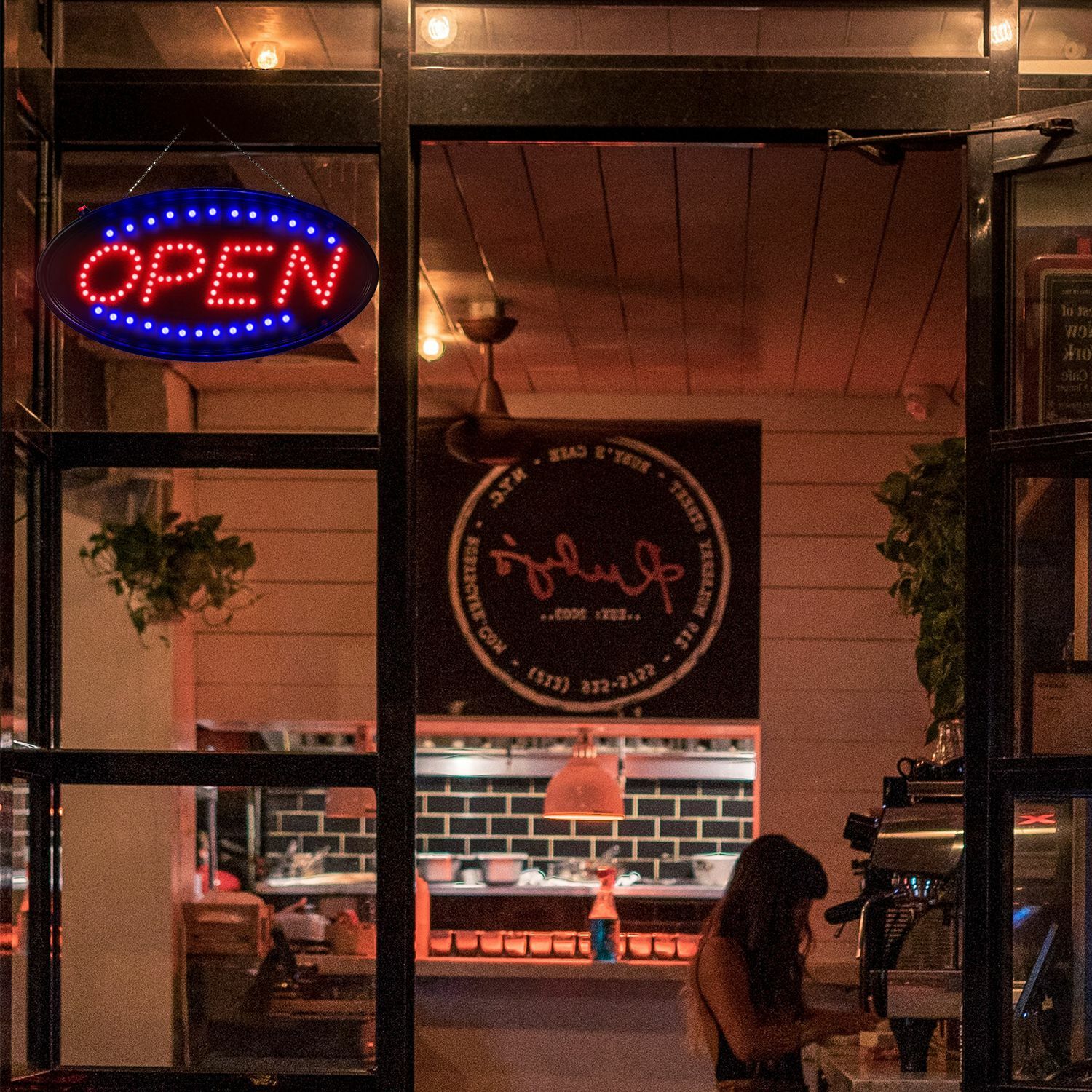LED Open Sign Business Open Sign Advertisement Board for Business/Shop/Bar/Hotel